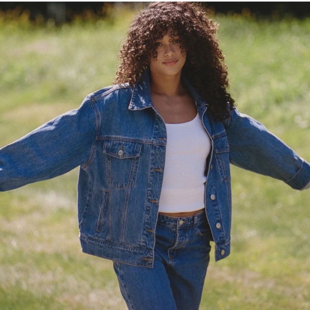 Parke Oversized Denim Jacket - L/XL
